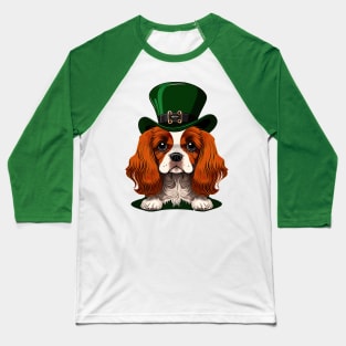 King Spaniel St. Patrick's Day Baseball T-Shirt